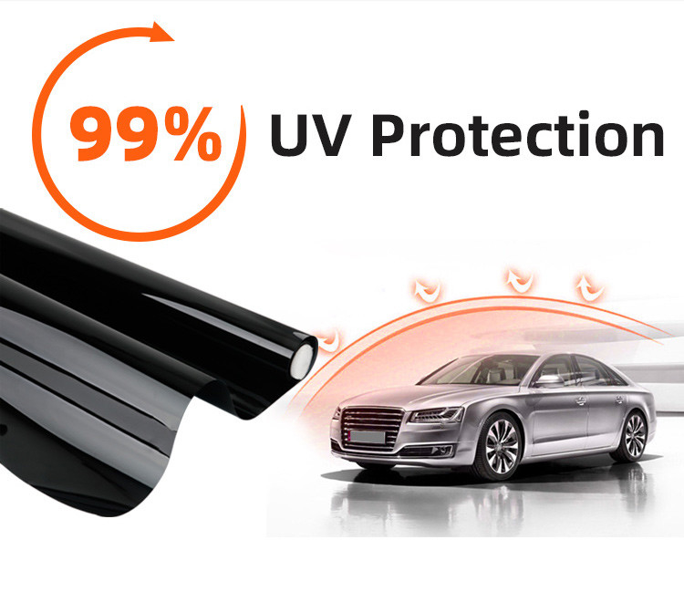 자동차 태양 필름 나노 세라믹 UV 경화 창 유리 색칠 필름 롤 1ply 도매