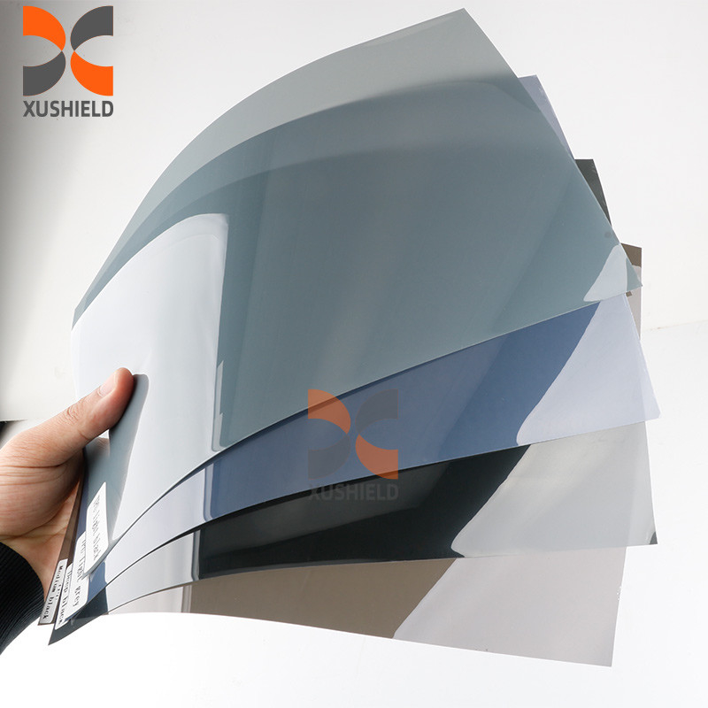 XUSHIELD 고품질 TPH TPU 자동차 헤드라이트 색칠 필름 빛 검은 연소 검은 꼬리 빛 헤드라이트 색칠 필름