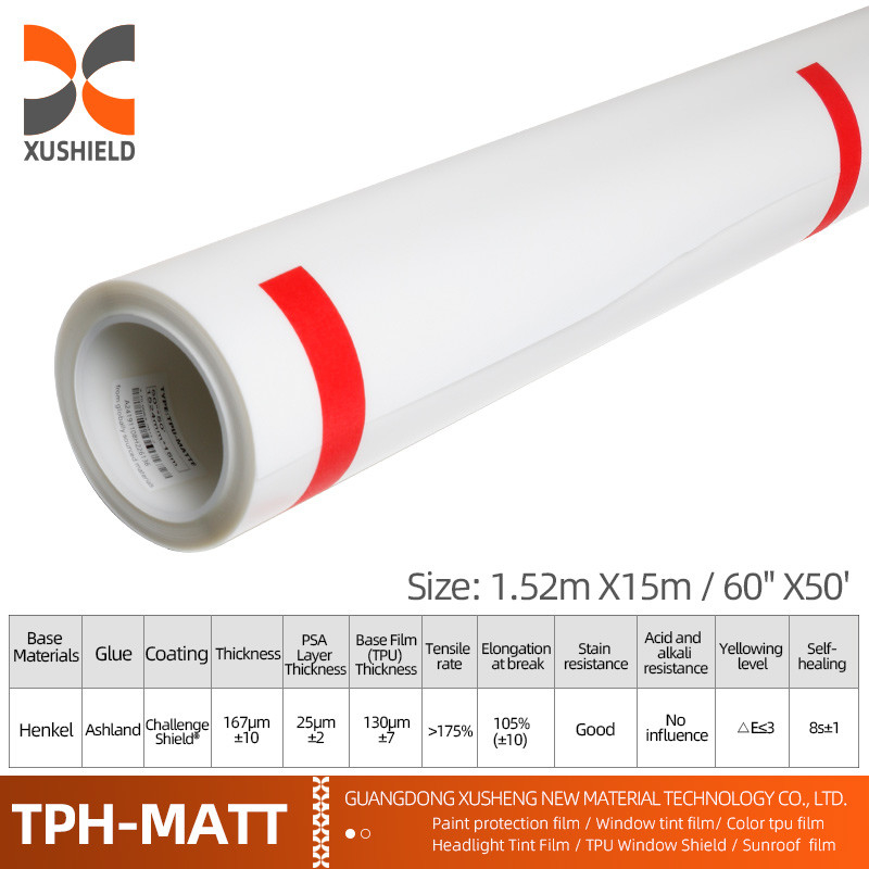 1.52*15m 매트 TPH TPU PPF 자동차 부대 페인트 보호용 비닐 필름 자동차 표면 보호