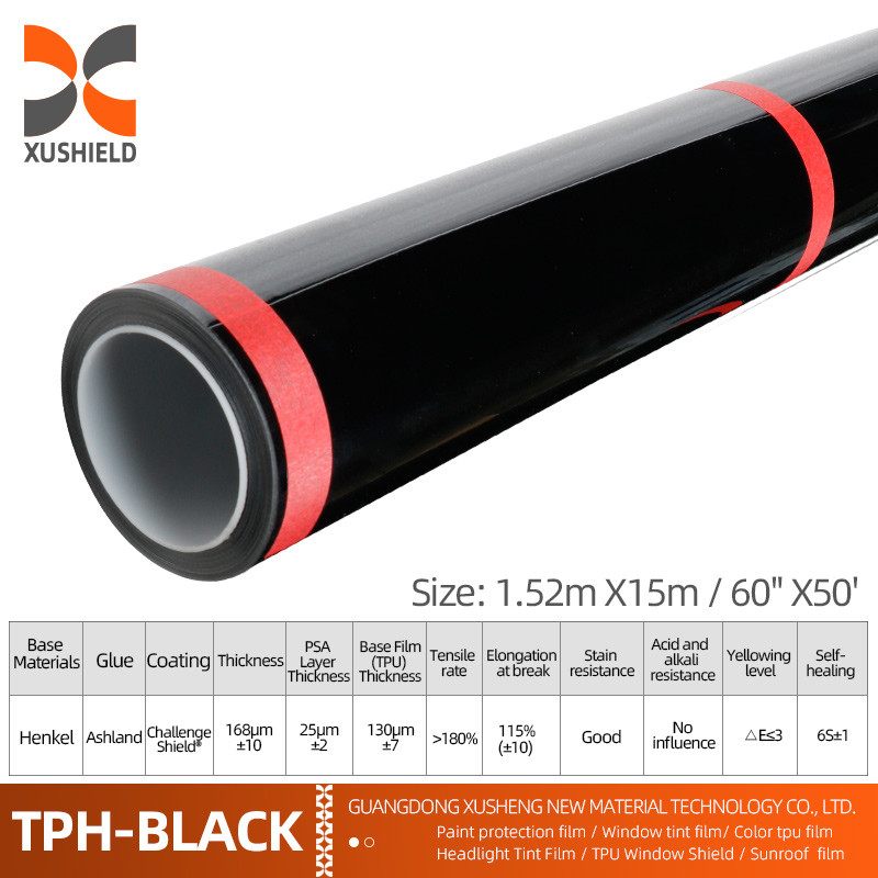 XUSHIELD PPF 필름 반 스크래치 자기 치유 PPF TPH 광택 선명한 자동차 바디 자동차용 PPF 페인트 보호 필름