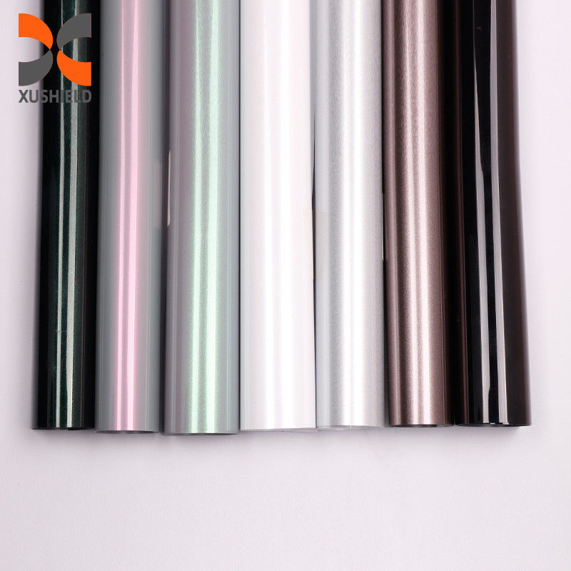 TPU 아이스드 플룸 핑크 PPF 5 년 보증 반 노란색 자기 치유 1.52 * 17m TPU 자동차 페인트 보호 필름