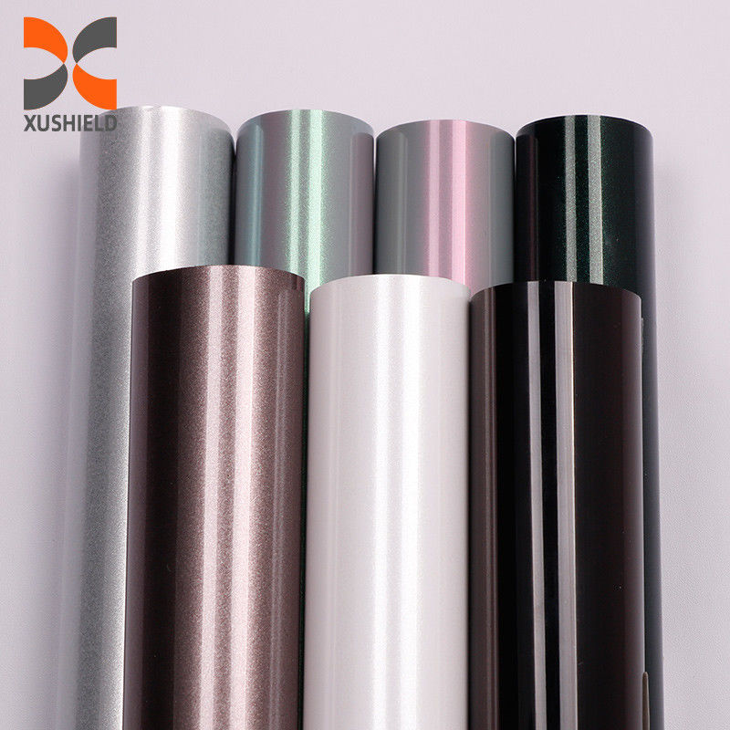 TPU 아이스드 플룸 핑크 PPF 5 년 보증 반 노란색 자기 치유 1.52 * 17m TPU 자동차 페인트 보호 필름