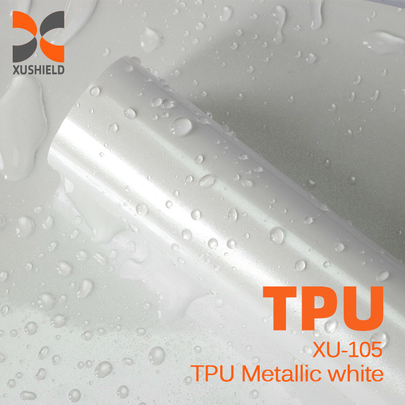 TPU 금속 화이트 TPU 컬러 PPF 필름 자기 치유 회색 랩 페인트 보호 필름