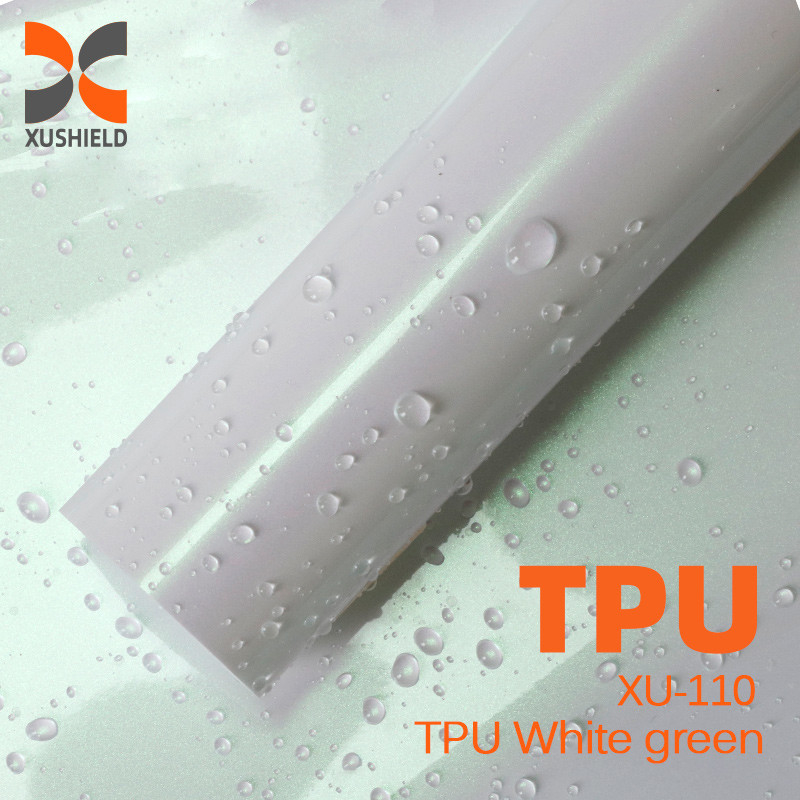 TPU 흰색 녹색 1.52m*15m 녹색 주황색 회색 열 자기 치유 tpu PPF 색상 변경 ppf 자동차 반 스크래치 자동차 페인트 표면 보호 필름