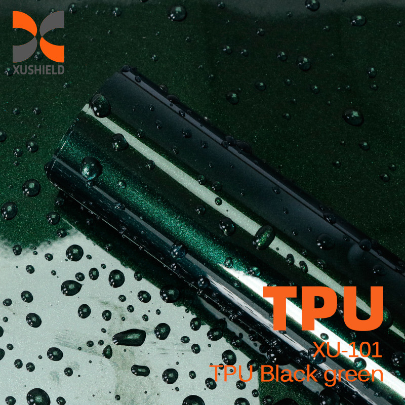 TPU 검은 녹색 자동차 필름 색상 변경 PPF 액체 금속 붉은 자동차 1.52 * 17m/roll Ppf 페인트 보호 필름 컬러 PPF 필름