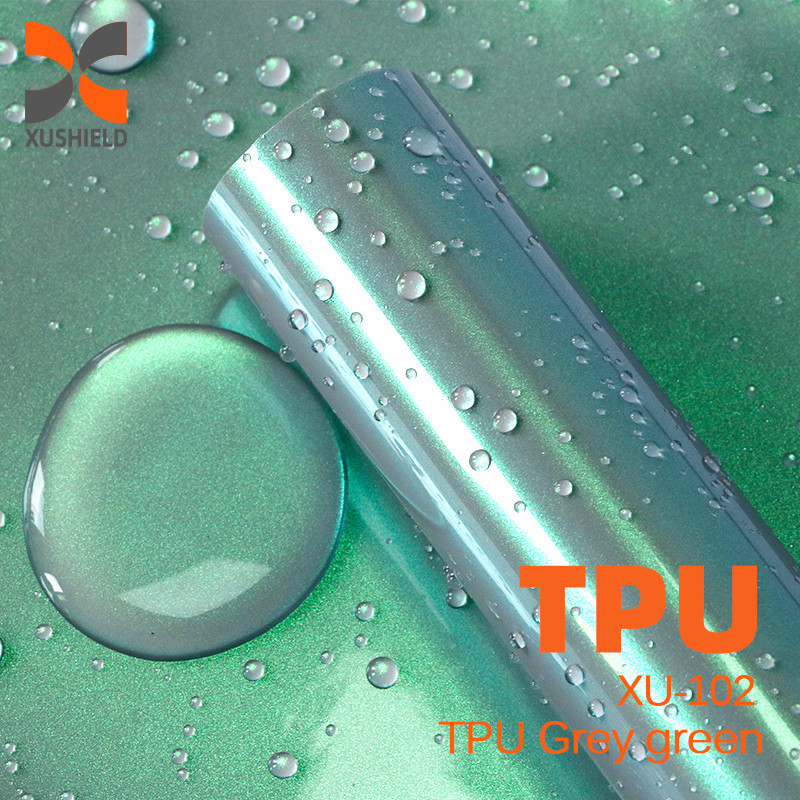 TPU 회색 녹색 고품질 TPU PPF 필름 반 스크래치 자기 치유 PPF TPH 광택 선명한 자동차 몸체 PPF 페인트 보호 필름 자동차 페인트