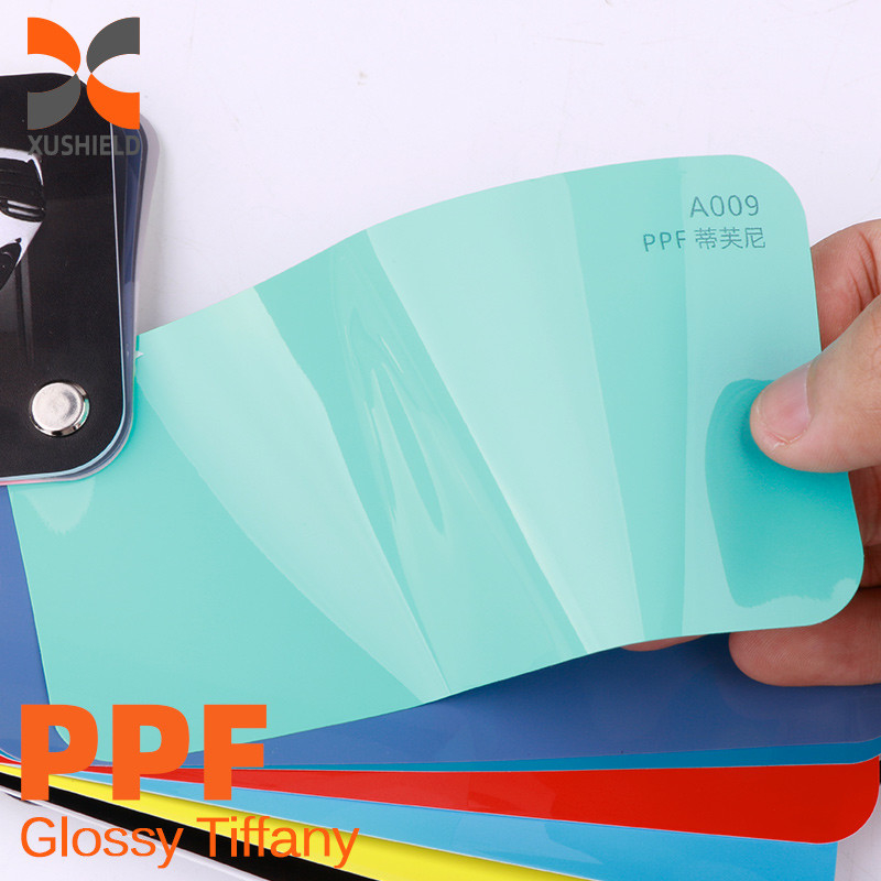 TPU 회색 녹색 고품질 TPU PPF 필름 반 스크래치 자기 치유 PPF TPH 광택 선명한 자동차 몸체 PPF 페인트 보호 필름