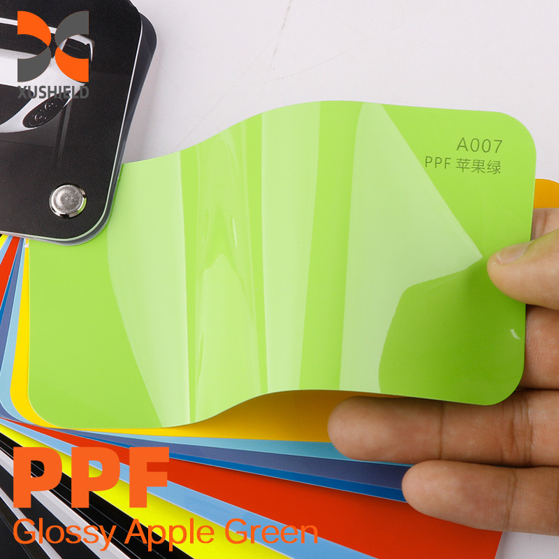 TPU 회색 녹색 고품질 TPU PPF 필름 반 스크래치 자기 치유 PPF TPH 광택 선명한 자동차 몸체 PPF 페인트 보호 필름