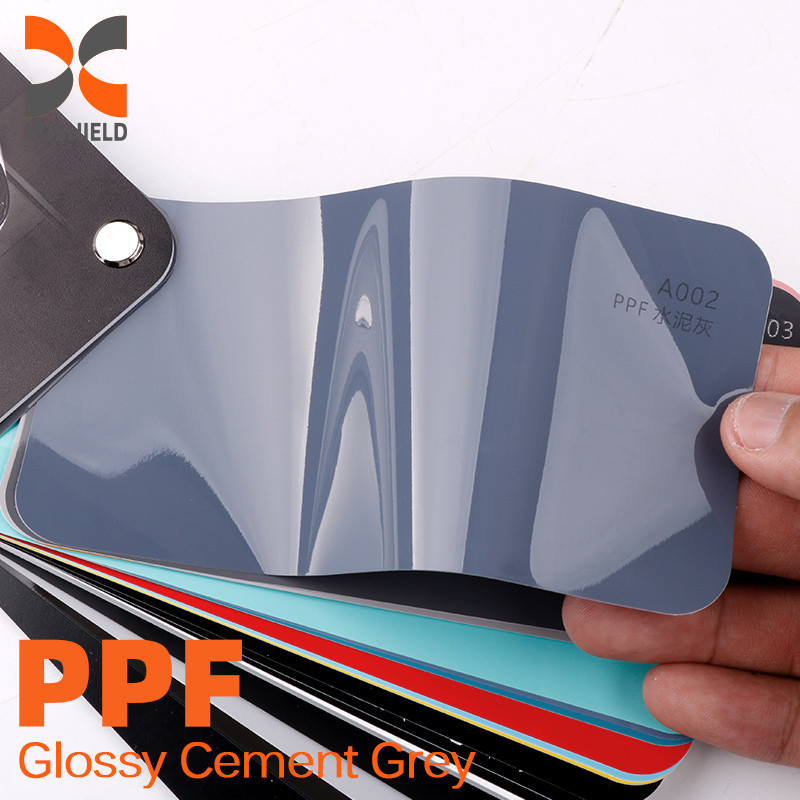 XUSHIELD 인기 있는 컬러 자동차 필름 산성 녹색 자동차 스티커 자가 치유 tph PPF 자동차 비닐 랩 필름 차량 카시로