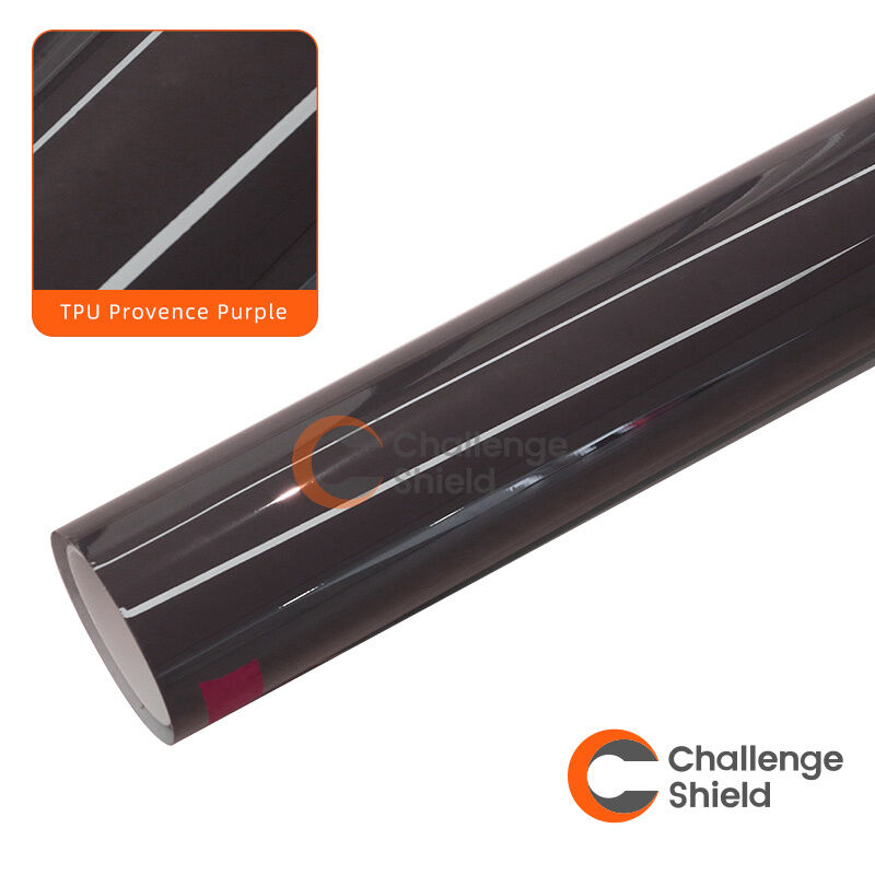 컬러 TPU 제조사 최고 품질 좋은 가격 필름 컬러 자동차 필름 방사 방지 자동차 랩 필름 PPF 프로방스 퍼플 색상
